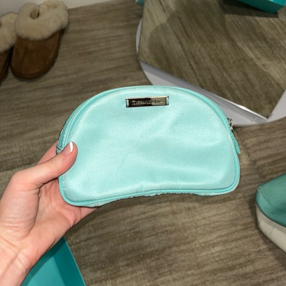 RARE Satin Tiffany Make up Bag - Picture 1 of 11